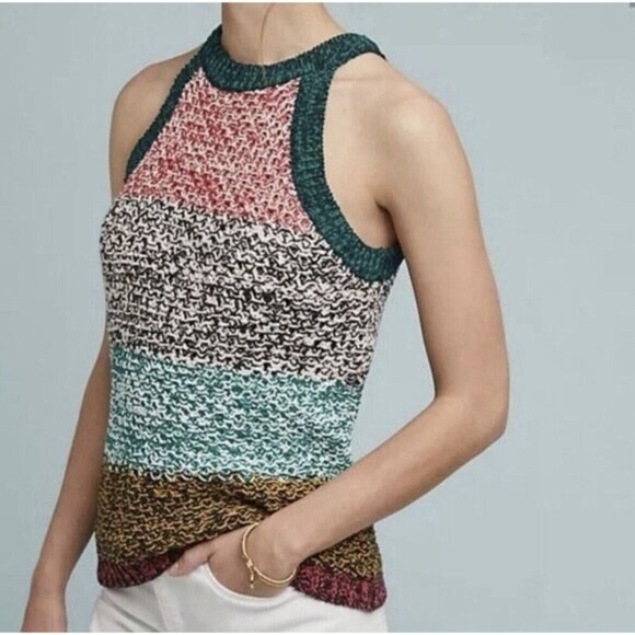 Anthropologie MAEVE Harmony Sleeveless Knit Sweater Tank Top Size SMALL S - Picture 1 of 8